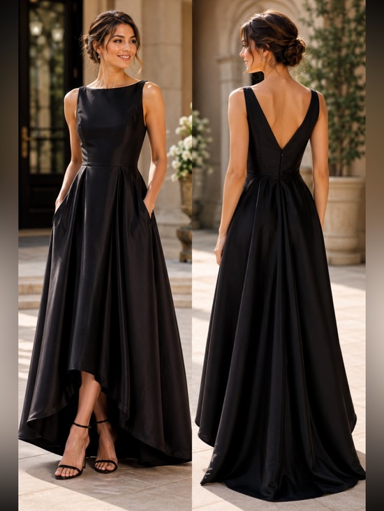 Adrianna Papell Dresses & Skirts - Adrianna Papell mikado hi low sleeveless special occasion long dress